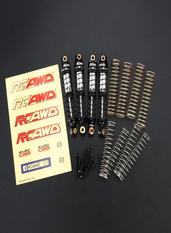 RCAWD ممتصات صدمات أمامية وخلفية من نوع RCAWD بطول 65 مم لسيارة TRX4M بمقياس 1/18، لون أسود - Image 2